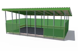 Теневой навес из поликарбоната1