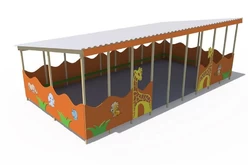 Теневой навес с Жирафом большой1