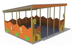 Теневой навес с Жирафом мини1