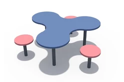 Столик лепесток1