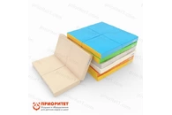 Мягкий щит (мат) четверной (100х100х10)