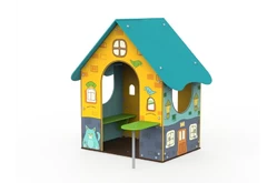 Домик Коты со столиком (УФ печать)1