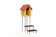 Интерактивный элемент Метеобудка домик