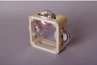 Бубен из массива березы с натяжкой, D 10 см.