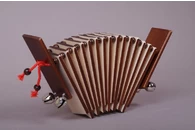 Трещотка пластинчатая «малютка» с бубенцами