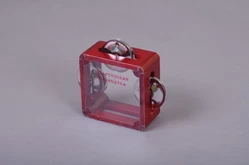 Бубен из массива березы с натяжкой, D 10 см. тонированный1