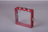 Бубен из массива березы с натяжкой, D 20 см.тонированный