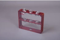 Бубен из массива бука с натяжкой, D 25 см. Президент, тонированный