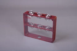 Бубен из массива бука с натяжкой, D 25 см. Президент, тонированный1