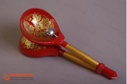 Ложки в станке с бубенцами Мастерская Сереброва1