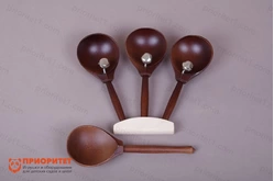 Ложки веерные с бубенцами Мастерская Сереброва тонированные1