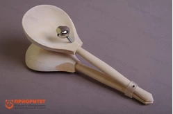 Ложки в станке с бубенцами Мастерская Сереброва без росписи1