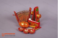 Комплект инструментов «Малыш» Мастерская Сереброва с росписью1