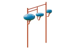 Элемент для музыкального парка Мелодия (тройной глюкофон)1