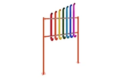 Элемент для музыкального парка Радуга (пан-флейта)1