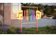 Элемент для музыкального парка Этюд (металлофон)