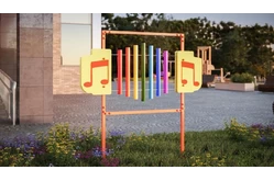 Элемент для музыкального парка Этюд (металлофон)1