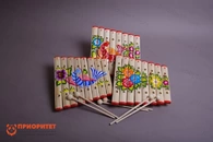 Ксилофон диатонический Ля мажор (8 пластин, на низком резонаторе) с росписью