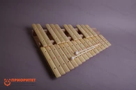 Ксилофон хроматический Ля мажор (25 пластин, на низком резонаторе) лак