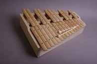 Ксилофон хроматический До мажор (25 пластин, на высоком резонаторе, клен) лак
