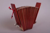 Трещотка пластинчатая малая с бубенцами тонированная