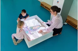 Подкатная песочница для интерактивного пола Innovatic1