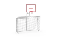 Ворота с баскетбольным щитом. (Сетка в комплекте)