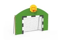 Ворота с баскетбольным щитом. Тип 2. (Сетка в комплекте)