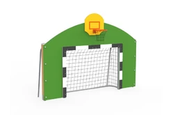 Ворота с баскетбольным щитом. Тип 2. (Сетка в комплекте)1