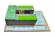 Макет простейшего укрытия в разрезе