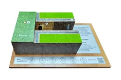 Макет простейшего укрытия в разрезе1