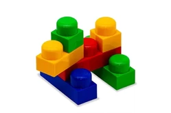 Набор с большими кубиками КРОХА 1+1