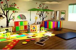 Светлая сенсорная комната в детском саду1