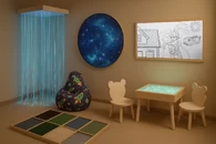 Сенсорная комната Приоритет Планета Спокойствия (полный набор для 40 м2)