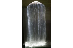 Фибероптический занавес зеркальный полукруглый 100х501