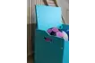 Ящик для игрушек СЕРДЦЕ бирюза3