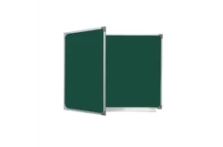 Двухэлементная магнитно-меловая доска 120х255 - алюминиевый профиль створка слева 85х1701