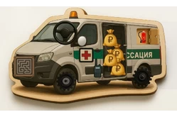 Бизиборд Инкассаторская машина1