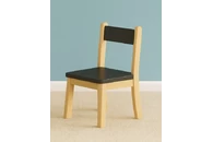 Детский шахматный стул черный Приоритет