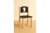 Детский стул Ход конем черный