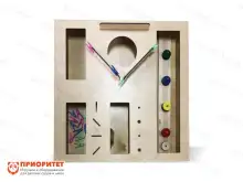 Настенный модуль для развития мелкой моторики «Прищепки»1