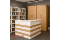 Комплект мебели со столом-кафедрой для библиотек