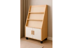 Выставочная тумба с наклонными полками1