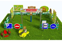 Детская профориентационная игровая площадка АВТОШКОЛА (Эконом-3)1