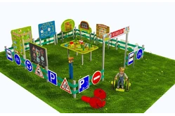 Детская профориентационная игровая площадка АВТОШКОЛА (Оптима-3)1