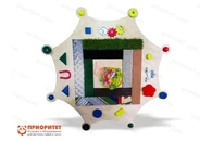 Тактильный диск с декоративными элементами «Веселая игра»