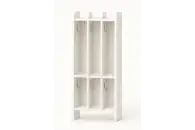 Вешалка для полотенец 2-х ярусная (3 секции) 43х20х100 мз серии Медовая