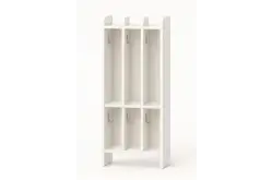 Вешалка для полотенец 2-х ярусная (3 секции) 43х20х100 мз серии Медовая1