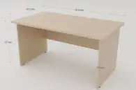 Стол прямоугольный классический из серии Медовая