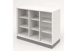 Шкаф канцелярский средний из серии Медовая1